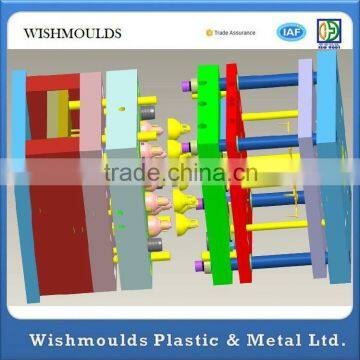 New product design 2 cavity crate mould