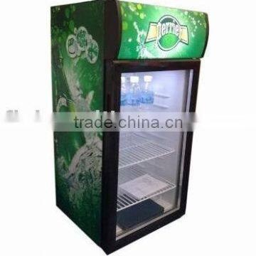 beverage cooler,80Liters,0-10centi degree,with lamphouse