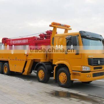 HOWO 8X4 Heavy Duty Rotator Towing Wrecker Truck For Sale