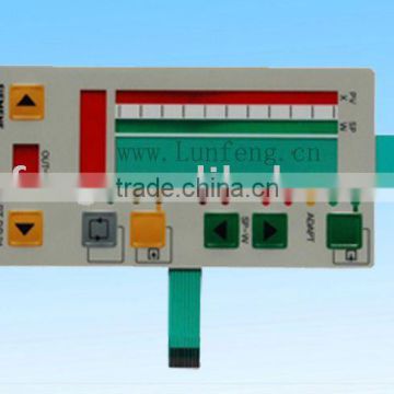 Silicone membrane keypad with LED lights