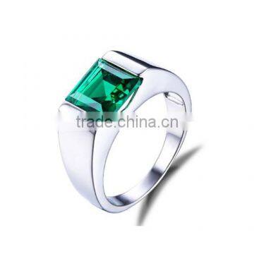 Emerald Wedding 925 Sterling Silver Ring For Women