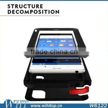 For Sony Xperia Z3 Waterproof Case, Love Mei Aluminum Waterproof Shockproof Dirtproof Case For Z3 With Gorilla Glass photo-2