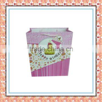 Delicate Birthday Kraft Paper Bag for Food Grade