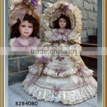 28inch Latest style vintage doll victorian porcelain doll