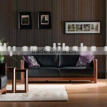 1+2+3 Modern wooden frame fabric sofa