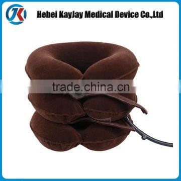 China Supplier Comfortable Amd Adjustable Three Layer Air Inflatable Cervical Neck Traction