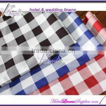 90 Inch Round Iron-free Seamless Black and White Checkered Tablecloths photo-2