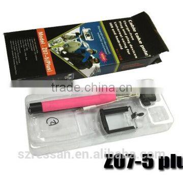 Z07-5s wired selfie stick cable selfie stick