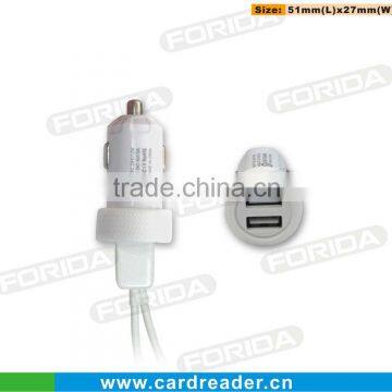 Fashion 5V 3.1A dual USB Car Charger