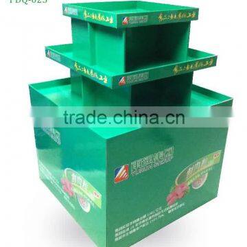 Point Of Purchase Folding Corrugated Cardboard Pallet Display For Supermarket