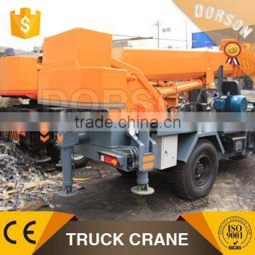 Shandong small truck crane village cheap 3 ton tricycle crane for sale