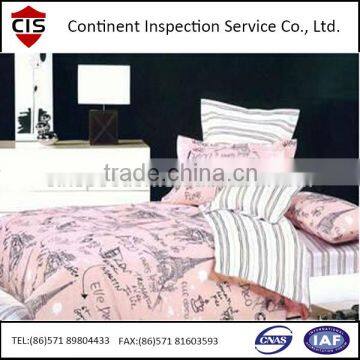 Bed Sack / Bed Sheet / Bedding item Quality inspection / Third party inspection service in China