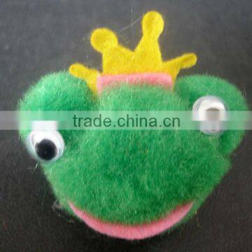 green Frog queen Wuppies Man Pompom Doll