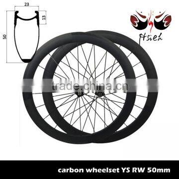 700C 50mm carbon lightweight wheels clincher, tubeless carbon lightweight wheels road bike wheels