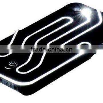 colorful road lines LED flashing case for iphone 5/6/6+