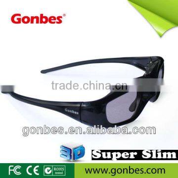 SUPER SLIM active shutter 3D GLASSES FOR tvs home using