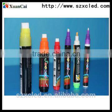 8 Xuancai Colors Fluorescent Marker Pen/ Fluorescent Markers For LED Writing Board