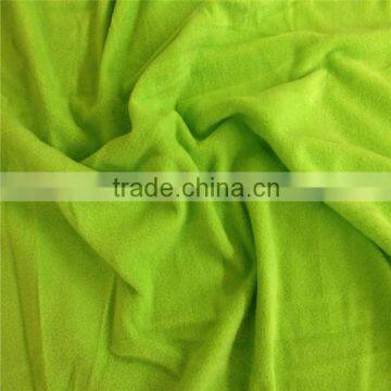 green dyed plain polar fleece