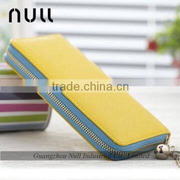 High Quality Genuine Leather Woman Cell Phone Wallet photo-3