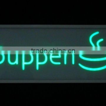 China Customed Business Advertised Hanging Led Neon Signboard