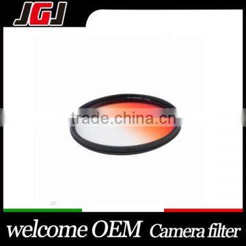 For Nikon D2 D3100 For Canon 500D 1100D For Fuji X100T SLR Camera Orange Graduated Color Filter Lens Filter