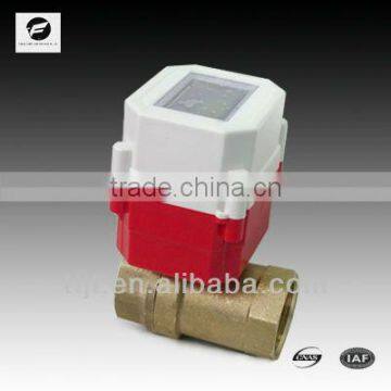 miniature motorized control valve with IC card for household system