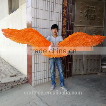 Customized artificial feathers wings without fading for costume party