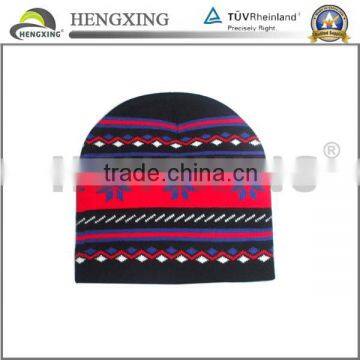 Custom Patch Wnter Knitting Plain Winter Cap