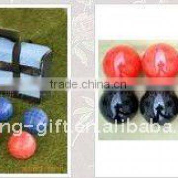 Outdoor play resin bocce /sprort bocce ball set/ bocce ball game