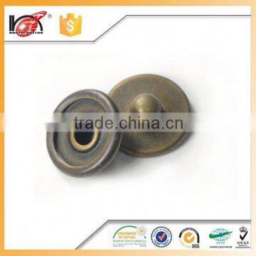 Round Shape Sewing Buttons Brass High Quality Jeans Rivet for Manufacturers photo-2