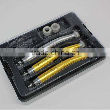 special material metal dental handpiece with gold color