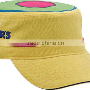 Promotional Personalized Canvas Custom Embroidered Military Caps(OEKO-TEX100)