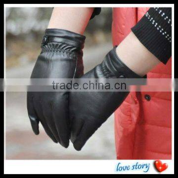 fashion women leather glove