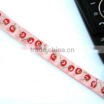 Hand strap woven webbing mobile cell phone decorative