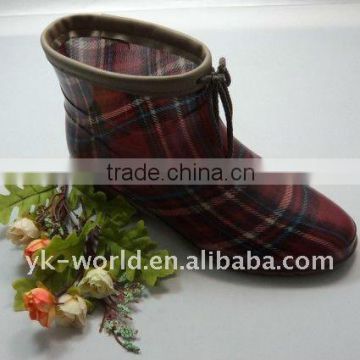 ladies's short Rain boots