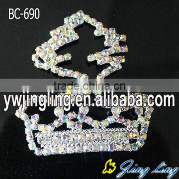 AB Crystal pins fashion jewelry for pageant