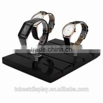 excellent carftship exhibition luxury countertop acrylic watch holder/wrist watch display stand/display for watch