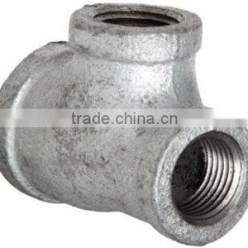 Banded Reducing Tee Pipe Fitting (Galvanized)