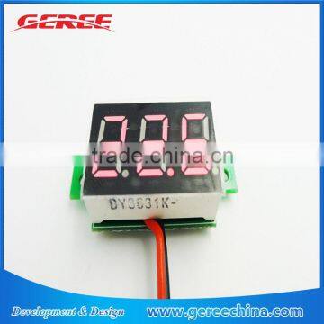 Digital Voltmeter DC 0-99 V red Digital Panel LED Meter