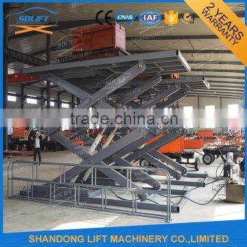 2 ton in ground hydraulic scissor lift