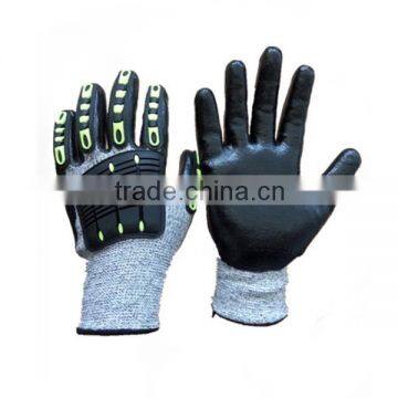 New Nitrile Coated Anti-impact Working Gloves