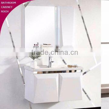 ROCH 8010 Wall hung Solid Wood Bathroom Cabinet Chaozhou Factory