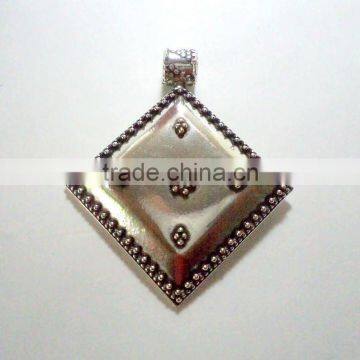 Oxidized Tribal Silver Pendants & Charms, Sterling Silver Pendants & Charms, Designer Sterling Silver Pendants & Charms