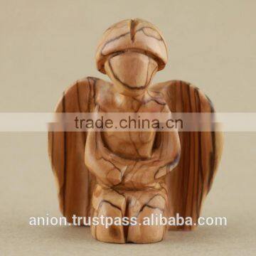 Olive Wood Carved Angel