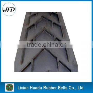 High quality patterned conveyor belt/chevron conveyor belt for industry