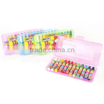 Beautiful 12 color non toxic crayon