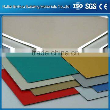 Alubin HUa PE coating unbroken core Aluminum composite panel for interior wall cladding