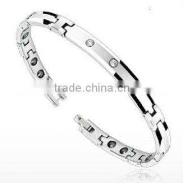 charming wholesale magnetic bracelet fashion jeweley 2013 design silver bracelet energy bracelets