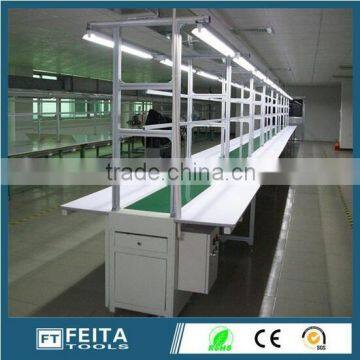 Electronic Paint Iron Type Opposite Desk Assembly Line Single Belt Conveyor Assembly Line Equipment