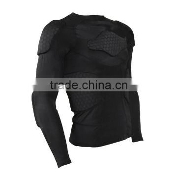 Wholesale Padded Compression Sportswear, Padded Shirt For Sports